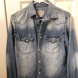 denim button up shirt